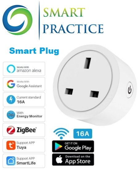 16A UK Tuya Wifi Zigbee Smart Plug 3500W Monitor Timing Outlet Smart Home Socket Works With Gateway Alexa Google Home 16A UK Tuya Wifi Zigbee Smart Plug 3500W Monitor Timing Outlet Smart Home Socket Works With Gateway Alexa Google Home - Image 1