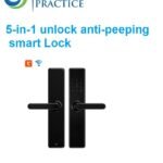 5-in-1 unlock anti-peeping smart Lock