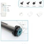 Automatic Wifi Zigbee Roller Shutter Tubular Motor with Full Blackout Curtain Fabric Tracket Tuya Alexa Google Home Control