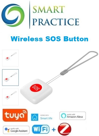 MYQ ZigBee SOS Panic Button - MYQ-ZSOS MYQ ZigBee SOS Panic Button - MYQ-ZSOS - Image 1