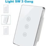 Magnetic Relay Light Switch 3Gang Without N-MYQ-ZLS03S