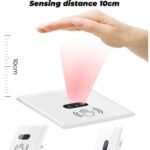 Smart Wall Light Switch Infrared Sensor Glass Screen Panel Zero Line Fire EU UK US 220V 10A Power Supply No Touch Lamp Switches