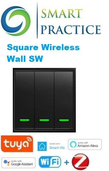 Square Wi-Fi Wall Switch Square Wi-Fi Wall Switch - Image 1