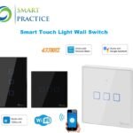 T1 T2 T3 Smart Wifi Wall Light Switch Touch WiFi,RF,APP Remote Smart Home Wall Touch Switch with Alexa Google Home
