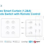 US RF , WiFi ,ZigBee Curtain Switch Remote Control 4 Channel Blinds Engine Roller Shutter with Google Home and Alexa Echo voice speaker