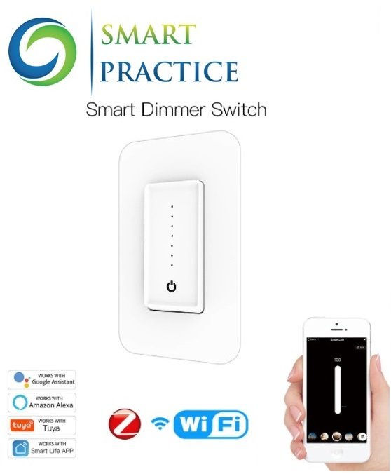 US ZigBee ,WiFi Smart Light Dimmer Switch Smart Life,Tuya APP Compatible with Alexa Google Home for Voice Control,No Hub Required US ZigBee ,WiFi Smart Light Dimmer Switch Smart Life,Tuya APP Compatible with Alexa Google Home for Voice Control,No Hub Required - Image 1