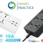 WIFI Zigbee Smart Power Srip Universal with 5V3.1A Alexa Googlehome Bluetooth Control Multi plug 6AC 4USB Voice Contro UK,EU,US,AU