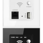Wall Zigbee Wifi Socket with USB Crystal Tempered EU Glass Panel 86mmX86mm 300MB Wireless Routing Relay for Home Office Room