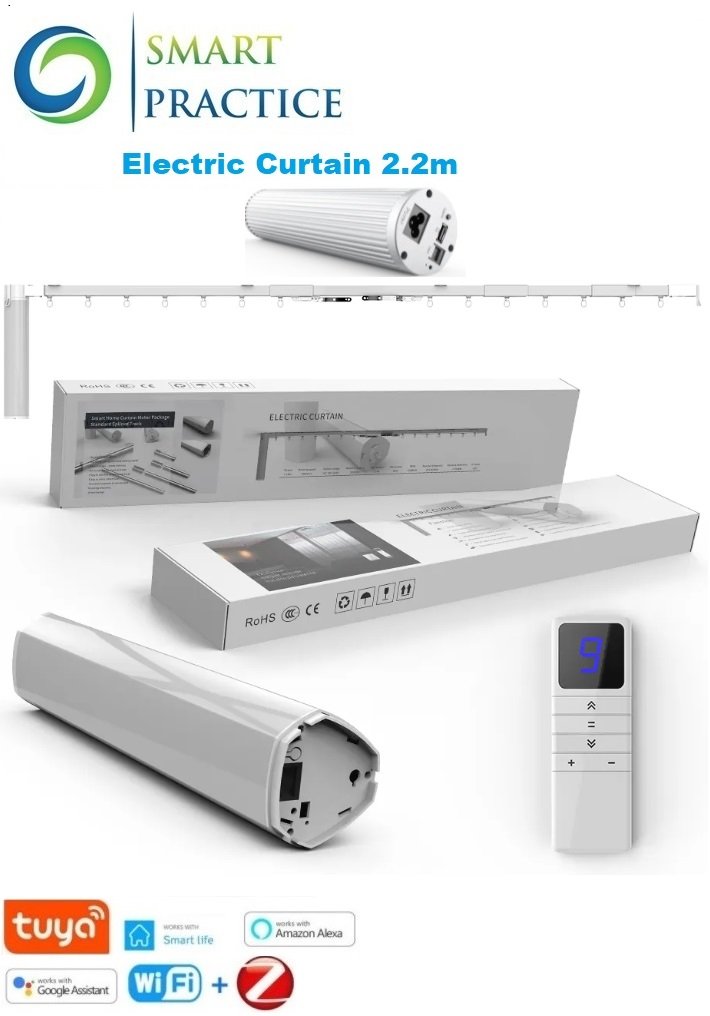 Wi-Fi Electric Curtain - ZM79E-DT5 2.2m-WiFi-2.2m Wi-Fi Electric Curtain - ZM79E-DT5 2.2m-WiFi-2.2m - Image 1