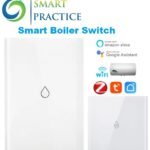 Wifi Smart Water Heater Wall Boiler Switch Glass Touch Panel Voice Remote Control Tuya Alexa Google Assistant Home Automation