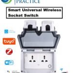 Wifi Voice Control IP66 Waterproof 13A Universal 3 Pin Socket Timer Switch Programmable Work With Alexa Google Home