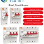 Wifi ZigBee Smart Circuit Breaker Leakage Protection Energy Monitoring 2P,4P Overload Short Circuit Protection Smart Life App Alexa