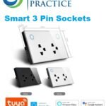 ZigBee WIFI Smart 3 Pin Double Socket 10A Touch Glass Panel Thailand Outlet Voice Remote Control Tuya Smartlife APP Alexa Google