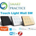 Zigbee Wifi Smart Touch Light Wall Switch Interruptor Glass Panel 8 Gang 147X86mm Tuya App SmartLife Compatible with Alexa Google Home