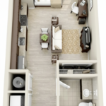 (Design & Consultation Fees) Studio Flat